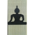 Vliegengordijn bouwpakket Boeddha zittend 90x210cm